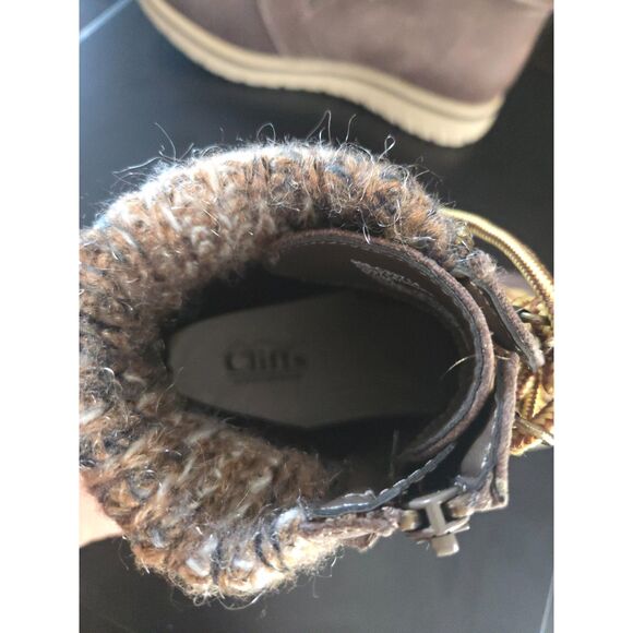 CLIFFS BY WHITE MOUNTAIN Women’s Size 9.5 WIDE Hearty Hiking Winter Boots Stone - Picture 9 of 10